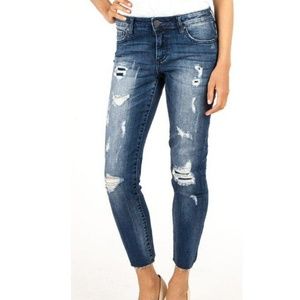 KUT FROM THE KLOTH Reese straight leg ankle jeans